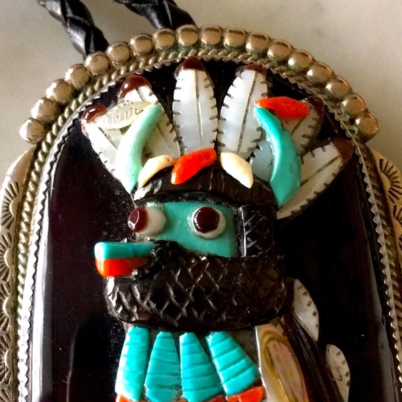 Vintage Beverly & Augustine Pinto Mudhead Bolo - Picture 8 of 16